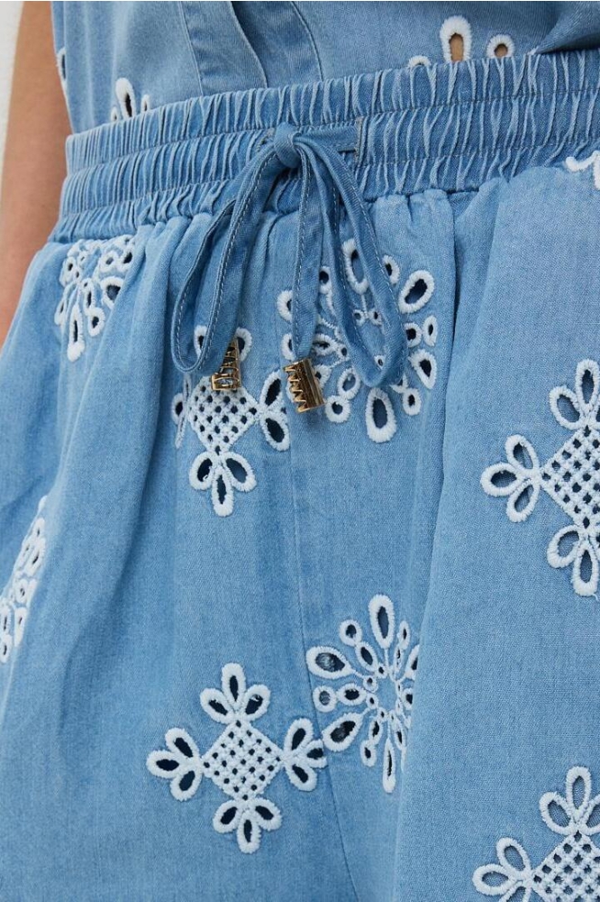 SHORTS CHAMBRAY HS25 28210 600 blue